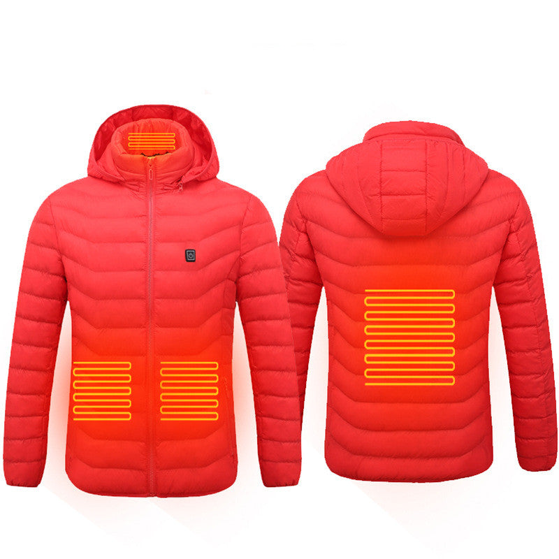 Thermische verwarmde jas