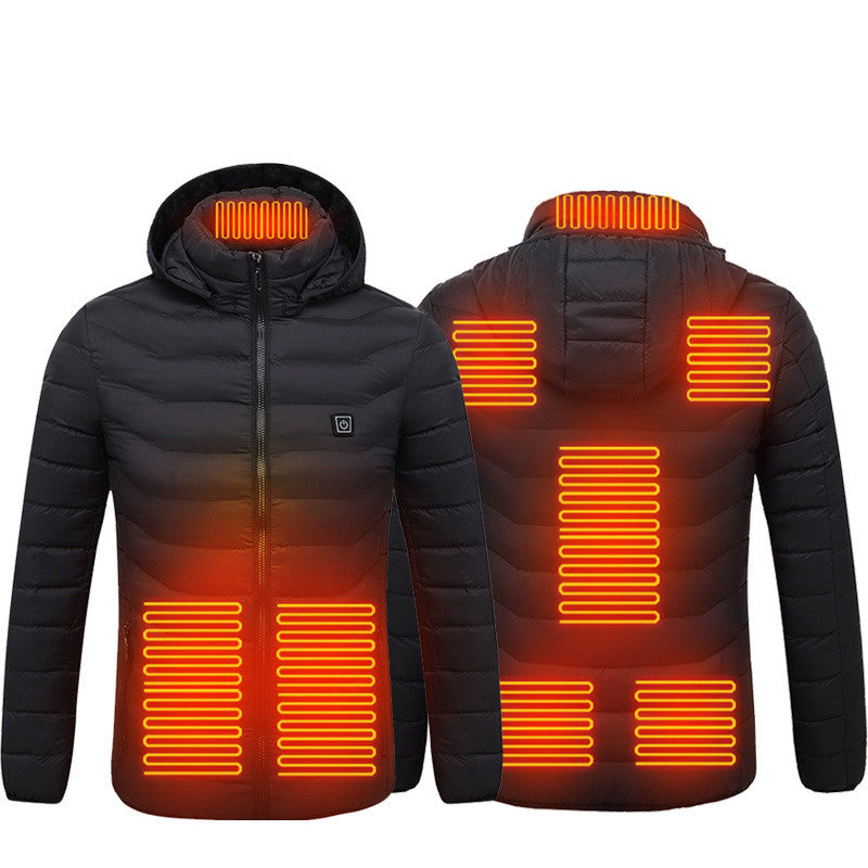 Thermische verwarmde jas