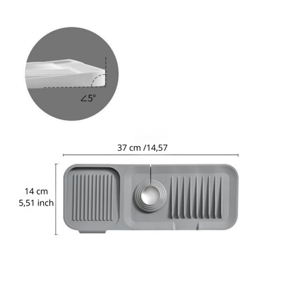 Alfombra de drenaje de silicona: secado rápido y seguro 